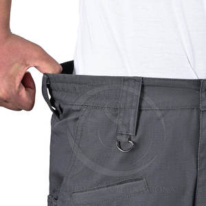 Pantalon cargo pour homme personnalisé, 100% coton, matériau durable et respirant, taille plus, style décontracté à devant plat, service OEM, marque privée - Product Image 6