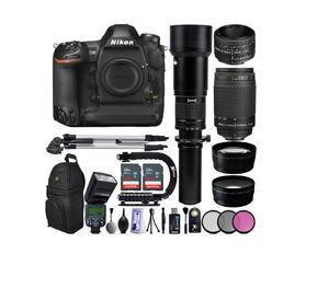 Kit de Cámara DSLR Nik-konn D6 Formato FX 14 fps 4K UHD Wi-Fi/GPS 5 Lentes + SD de 128 GB 23 Piezas - Zoom Garantía de 3 Años - Product Image 3