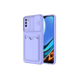 "Xiaomi Poco M3 Shockproof Silicone Case with Slim <b>Card</b> Slot-Red" - Product Image 2