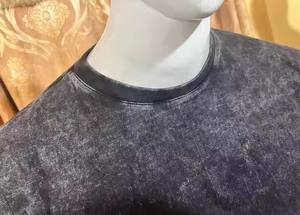 T-shirts personnalisés en gros de haute qualité en polyester/coton respirant à séchage rapide, col rond, en toile, pour hommes, surdimensionnés, avec logo personnalisé - Product Image 5