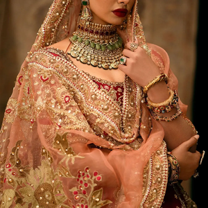 Vestido Lehenga nupcial de alta costura para novias pakistaníes, Lehenga de diseñador para novias, vestido para boda - Product Image 3