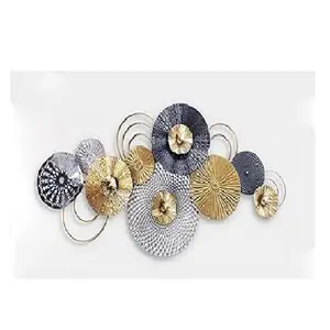 Silver Gold Flower Metal Wall Decor Create A Great Focal Point And A Touch Of Luxury With This Floral Art In Any Interior Space