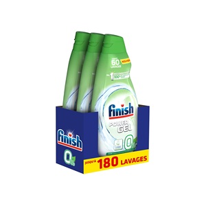 Pastillas para Lavavajillas Finish Power Gel Ecolabel, 45 Unidades, Limpieza Ecológica para un Mañana Más Verde - Product Image 4