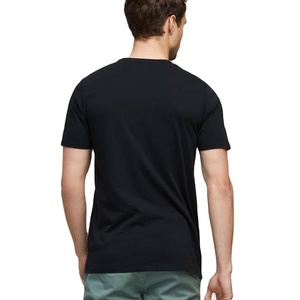 เสื้อยืดแขนสั้นผู้ชายผ้าฝ้ายแท้ 100% แบบเรียบ หนานุ่ม รับสกรีนโลโก้ - Product Image 4