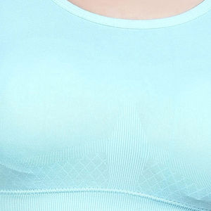 Soutien-gorge de sport sans couture, écologique, de qualité supérieure, avec service OEM, support moyen, design personnalisé, léger et respirant pour femmes - Product Image 4