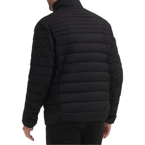 OEM ODM Veste coupe-vent d'extérieur à capuche patchwork pour homme tendance personnalisée Vestes rembourrées matelassées pour hiver pour hommes - Product Image 4