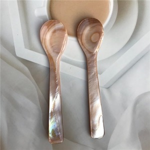 Juego de cucharas de caviar de concha de Capiz natural al precio más bajo, proveedor directo, cucharas de nácar de buena calidad - Product Image 5