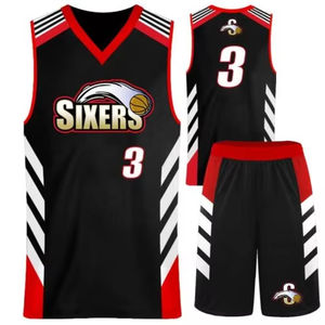 Uniforme de baloncesto reversible de alta calidad para hombres y adultos unisex, conjuntos transpirables de secado rápido personalizables de talla grande - Product Image 6