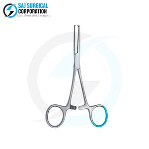 Pinzas profesionales de arteria Kocher Abrazadera quirúrgica de acero inoxidable con dentados transversales para agarrar tejido seguro - Product Image 1