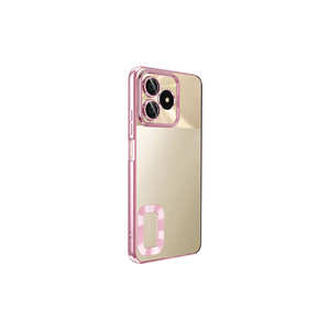 Coque Netzy Silver SAFA Omega pour Realme C53 C21 C35 - Protection de l'appareil photo, découpe de logo, 5G 9i, coques arrière, styles tendance, matériau plaqué - Product Image 4