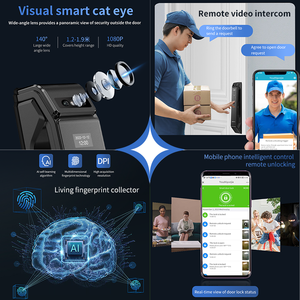 NeweKey TuAPP สมาร์ทโฟนแอปล็อตรีโมทคอนโทรลลายนิ้วมือป้องกันการปลอมแปลงรหัสผ่านกล้องสมาร์ทล็อคเหมาะสําหรับบ้าน - Product Image 4