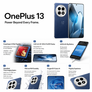 สมาร์ทโฟน OnePlus <span class=keywords><strong>13</strong></span> 5G ของแท้, สมาร์ทโฟน Snapdragon 8 Elite 2K 120Hz AMOLED 6000mAh 100W - Product Image 3