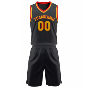 Equipo de diseño Baloncesto Topa Causal Slim Fit Baloncesto personalizado Camisetas de calentamiento Uniforme de baloncesto juvenil Jersey - Product Image 1