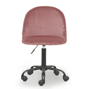 Contemporary Multi-Colored Velvet Cushioned Swivel <b>Chair</b>-Lucas 02 GAK009 - Product Image 5