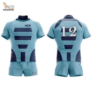 Ensemble d'uniforme de rugby à séchage rapide respirant confortable avec logo et design personnalisés - Product Image 1
