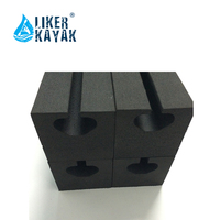 Coussinets en mousse EVA souple Ensemble de barres de toit pour voiture Support pour kayak/canoë pour le surf en plein air