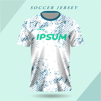 Maillot de football personnalisé pour homme 2025, imprimé par sublimation, respirant, séchage rapide, léger, col rond, manches courtes