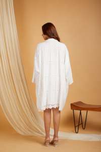 Nouvelle marque de vêtements de créateur personnalisés de la meilleure qualité Robe décontractée blanche pour femme Vêtements pour femme au prix le plus bas - Product Image 6