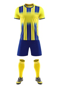 Personalizado Imprimir Niños Hombres Camisetas de fútbol Transpirable Niños Uniformes de fútbol de manga corta Traje deportivo Ropa - Product Image 3