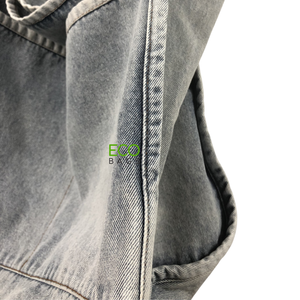กระเป๋าช้อปปิ้งผ้ายีนส์,ผ้ายีนส์ Slouchy ปี2023ราคาส่ง - Product Image 5