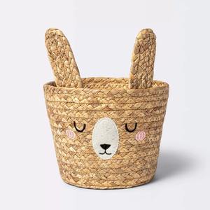 Conejito de ratán Natural de alta calidad, cesta de Pascua para niños, cesta tejida de almacenamiento para el día de Pascua, vacaciones, hecho en Vietnam - Product Image 2