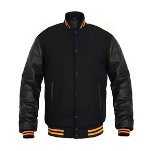 Customized OEM Varsity College Jackets Wholesale Blank Breathable <b>Plus</b> <b>Size</b> <b>Man</b> Jacket - Product Image 3