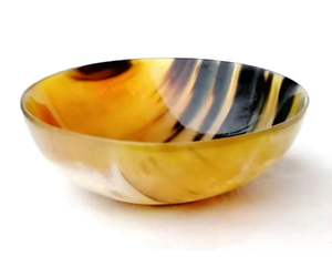 Bol en corne Fabricant de bol de service à salade Nouveau design Bol de service à salade en corne de buffle fini à la main - Product Image 5