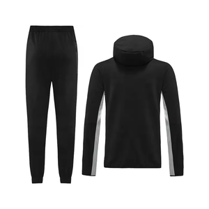 Survêtement thermique en polaire pour homme, broderie/impression personnalisée, fabrication directe, tenue d'entraînement de gym, étiquette privée disponible - Product Image 4