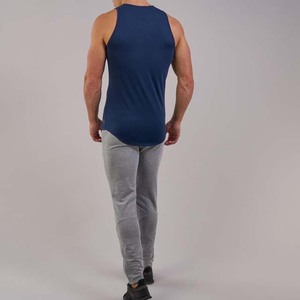Chaleco deportivo para gimnasio, camisetas sin mangas para culturismo, camisetas deportivas de algodón transpirables, camisetas sin mangas con cuello redondo para hombre 2025 - Product Image 4