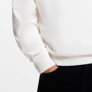 <b>Men</b> Regular Fit <b>Sweatshirt</b> With Quarter <b>Zip</b>-Up Collar Full Sleeve Breathable And Comfortable Cotton Fabric Wholesale Rate Design - Product Image 3