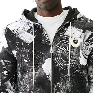 Sudadera con capucha cálida de invierno para hombre de la mejor calidad, suéter de algodón de diseño personalizado, ropa con patrón de impresión, sudadera térmica - Product Image 3