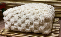 Pouf marocain en laine à carreaux blancs fait à la main repose-pieds extérieur traditionnel pour salon chambre et coussin d'intérieur pour enfants