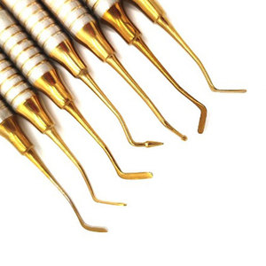 7 piezas Dental de alta calidad herramienta de llenado compuesto espátula titanio relleno dentista instrumento - Product Image 6