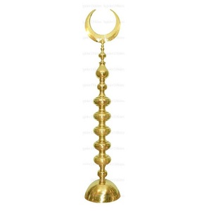 Minarets en laiton faits à la main de haute qualité artisanat arabe de Style religieux avec belle décoration en métal fini polonais - Product Image 5