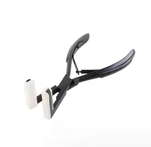 Pince à cheveux en acier inoxydable de qualité supérieure pour extensions de cheveux, pince à cheveux noire personnalisée pour extensions de cheveux - Product Image 5