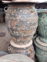 1. Grandes jardinières en céramique de haute qualité, fabrication de poterie vietnamienne