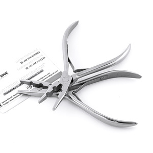 Meilleure vente Outil d'extension de cheveux pour installations de micro-anneaux et de nano-anneaux Pince de fermeture de perles à deux trous Spring Easy-Grip - Product Image 2