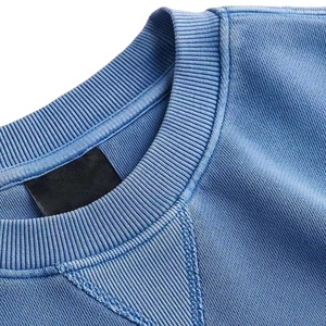 Sweat à capuche de luxe en molleton français surdimensionné 100% coton, col rond, broderie personnalisée, style streetwear, automne - Product Image 6