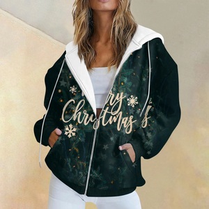 Sudaderas con Capucha para Mujer Talla Grande, Estilo Urbano, Holgadas, para Hacer Ejercicio, Sudaderas Lisas de Invierno, Proveedor de Logotipos Personalizados - Product Image 3