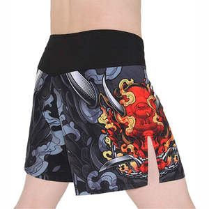 Shorts de Compresión MMA para Hombre, Ligeros, Elásticos, con Estampado por Transferencia de Calor, para Entrenamiento, Boxeo, MMA, Kickboxing, al por Mayor - Product Image 5