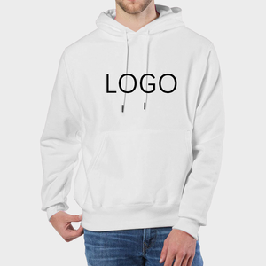 Hoodie homme en coton premium de qualité supérieure, coupe ample, avec logo brodé personnalisé, en tissu molletonné français. - Product Image 2