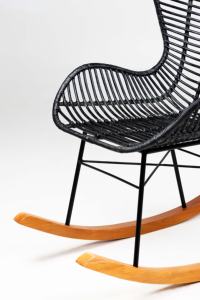 Best Quality Poly <b>metal</b> Rattan Rocking <b>Chair</b> Restaurant Outdoor Furniture Rattan Dining <b>Chairs</b> - Product Image 6