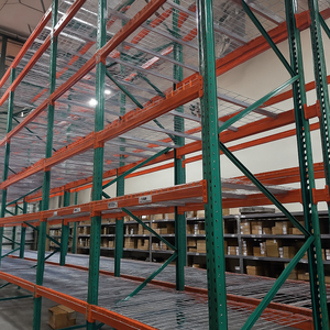 Rayonnage d'entrepôt à usage intensif Support à palettes à hauteur réglable Cadre en acier Rayonnage à palettes de stockage de haute qualité Standard américain - Product Image 5