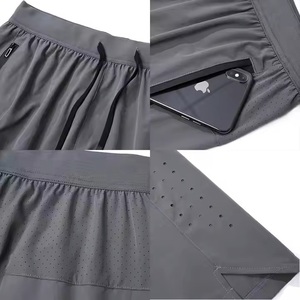 Short d'entraînement à séchage rapide pour hommes 100 + couleur disponible Short 100% coton Gym Wear Shorts Vente en gros sur mesure - Product Image 4