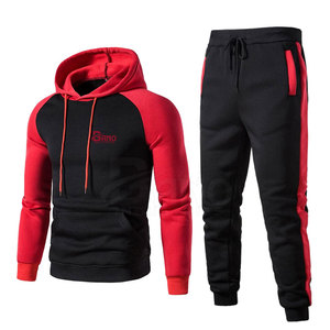 Los más vendidos 100% conjuntos de chándal de algodón para hombres, Sudadera con capucha y cremallera completa de calidad, deportes de invierno para adultos, opciones de talla grande, transpirable - Product Image 1