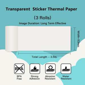 For 53mm T02M832 3-Piece Set of High Quality <b>Packaging</b> <b>Labels</b> - Product Image 6