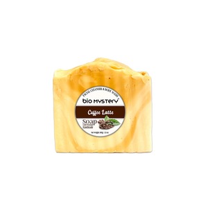 Barra de jabón vegana hecha a mano india, barra de jabón de café con leche natural con aceites esenciales, proceso en frío a base de plantas para el cuidado corporal y facial - Product Image 2