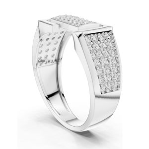 Bague pour femme en diamant de laboratoire de 0,794 carats, clarté VVS-VS EF, or 18 carats, 14 carats, 10 carats et argent 925, or rose, or jaune, or blanc - Product Image 6