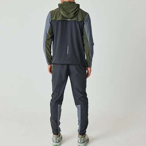 Ensemble de survêtement décontracté coupe-vent en nylon et polyester pour homme, respirant, 100 % coton, collection 2025 - Product Image 2