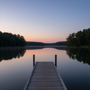 เสื้อยืดแขนยาววินเทจทรงตรงเอาท์ต้าริมทะเลสาบสินค้าส่งเสริมการขาย - Product Image 3